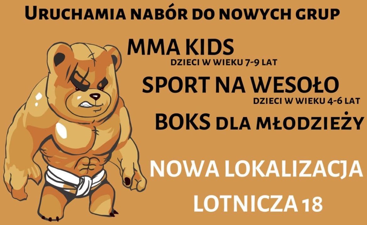 MMA, BOKS w UKS Niedźwiadek